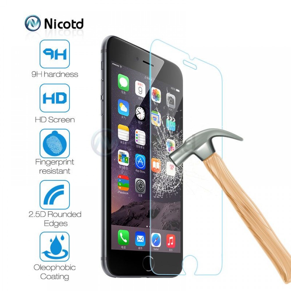 Tempered Glass for iPhone 8 plus Screen Protector Film for iPhone 7 Plus Glass for iPhone X SE 5 5S Tough Protection Glass Cover