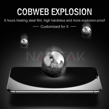 NAGFAK 6D Curved Edge Full Cover Screen Protector For iPhone XS Max XR X 0.27mm Tempered Glass On The For iPhone X 10 Glass Film