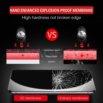 NAGFAK 6D Curved Edge Full Cover Screen Protector For iPhone XS Max XR X 0.27mm Tempered Glass On The For iPhone X 10 Glass Film
