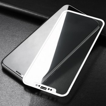 Dreamysow Only Blackamp;White 3D Carbon Fiber Tempered Glass for iphone X 5.8inch Screen Protector film For iPhone 8 7 6 6S Plus XS