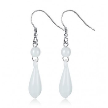 OMHXZJ Wholesale Fashion jewelry Girl woman man Men Red agate Drops water Opal cats eye 925 sterling silver Stud earrings YS08