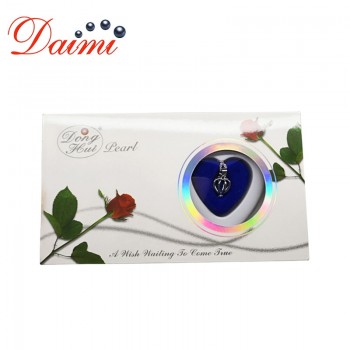 DAIMI Popular Gift Cage Holder Wish Boxes Wish Pearl Pendant Necklace for Love Natural Oyster Gift Box For Valentines Day Gift