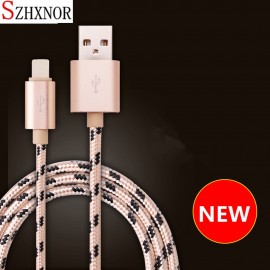 1M/2M/3M Long for iPhone 6 Charger Cord Durable Braided 8 pin USB charger for iPhone X XS MAX XR 5 6 6s 7 8 plus ipad air IPOD