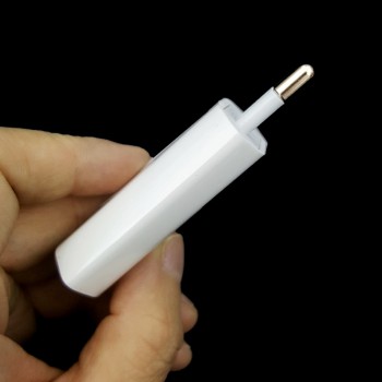 AC Wall USB Charger EU Plug White Color For Apple iPhone 5 5S 5C 6 6S 7 For iPhone 8 Pin USB Charging Cable + Charger Adapter