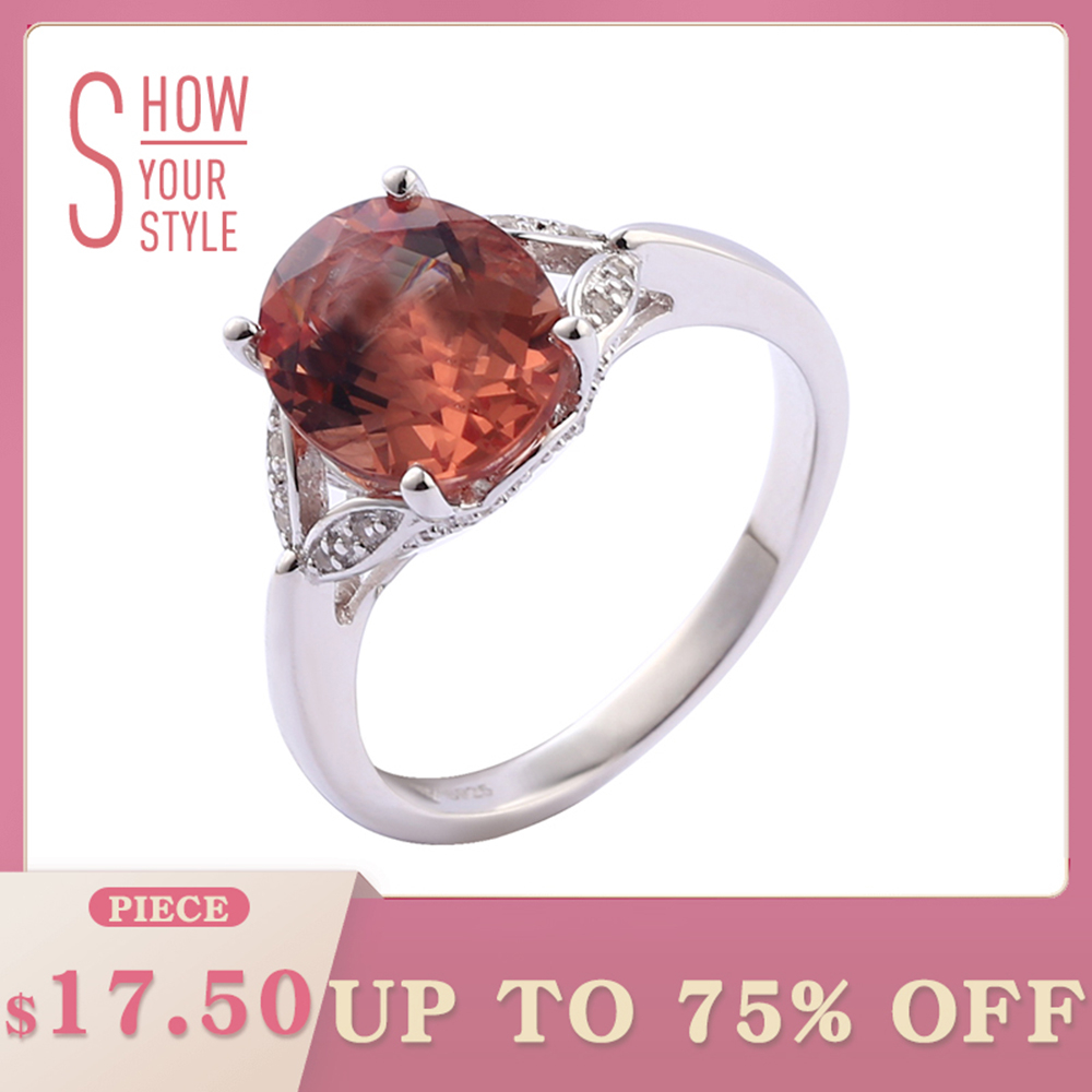 Zultanite Sterling Silver Women Ring Created Diaspore S925 Ring Color Changes Stone Special Design Wedding Birthday Gifts