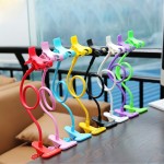 Kovader Universal flexible Arm Lazy Phone Holder Bed Gooseneck Cellphone Stand Desk Stents Table Clip Bracket for iphone samsung
