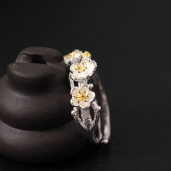 LARGERLOF 925 Silver Ring Women Handmade Fine Jewelry Silver 925 Jewelry Ring silver 925  JZ12077