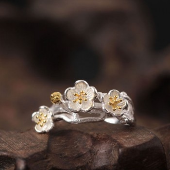 LARGERLOF 925 Silver Ring Women Handmade Fine Jewelry Silver 925 Jewelry Ring silver 925  JZ12077