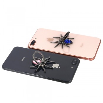 Universal Luxury metal Spider Finger Ring Holder cute 360 Rotate Ring For iphone 7 Diamond Mobile Phone Holder Finger Stand