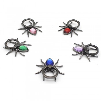 Universal Luxury metal Spider Finger Ring Holder cute 360 Rotate Ring For iphone 7 Diamond Mobile Phone Holder Finger Stand