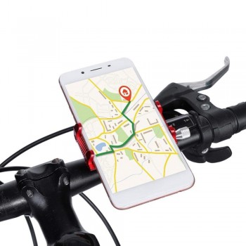 Aluminum Alloy Bicycle Phone Holder Motorcycle Handlebar Mount for 3.5-6.2 Smart Phone for iPhone  Xs Max Xr X 8 Samsung Xiaomi