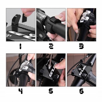 Aluminum Alloy Bicycle Phone Holder Motorcycle Handlebar Mount for 3.5-6.2 Smart Phone for iPhone  Xs Max Xr X 8 Samsung Xiaomi