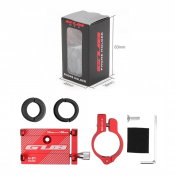 Aluminum Alloy Bicycle Phone Holder Motorcycle Handlebar Mount for 3.5-6.2 Smart Phone for iPhone  Xs Max Xr X 8 Samsung Xiaomi