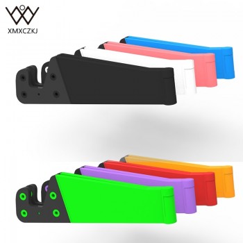 XMXCZKJ 1Pcs Universal Desktop Stand Colorful Portable Foldable V model Mobile Phone Mount Holder Stand Cradle For Cell Phone