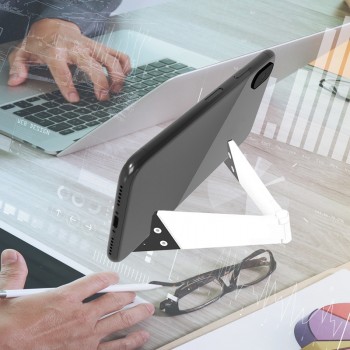 XMXCZKJ 1Pcs Universal Desktop Stand Colorful Portable Foldable V model Mobile Phone Mount Holder Stand Cradle For Cell Phone