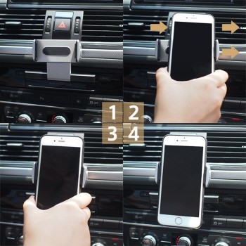Alightstone Universal Car Phone Holder CD Slot Aluminium Mobile Mount Cradle For iPhone Samsung For All 3.5-6.0 Inch Phone