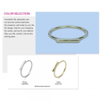 e-Manco Simple 925 Silver Rings For Women Two Colors Sterling Silver Finger Rings For Men Femme Silver Fine Jewelry Rings