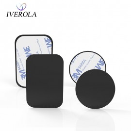 Univerola Mount Metal Plate with Adhesive For Magnetic Mount Car Holder Replacement Metal Plate Kit Magnet Mobile Phone Stand
