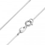 Jewelrypalace New Unique  Snake Chain Necklace Wholesale Price Pure 925 Solid Sterling Silver 40 cm  45 cm Fine Jewelry