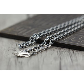 S925 Sterling Silver Necklace Pendant Personality pop style Feather series Eagle cross wheel domineering modeling Send a gift
