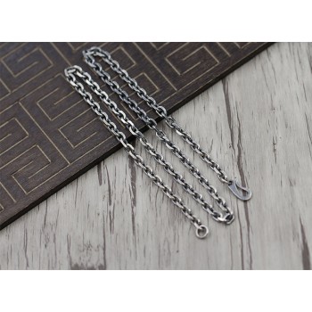 S925 Sterling Silver Necklace Pendant Personality pop style Feather series Eagle cross wheel domineering modeling Send a gift