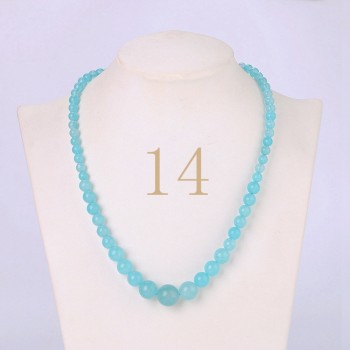 Yumten Natural Agate Necklace Women Stone Jewelry Crystal Chain Choker Men Onyx Fashion Accessories Party Gemstone Amber Gift