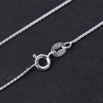 Lotus Fun Real 925 Sterling Silver Fine Jewelry High Quality Classic Design Necklace Chain for Women Acessorio Collier
