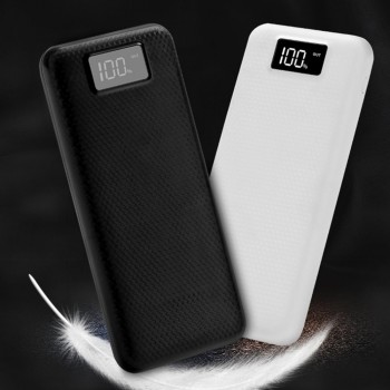 MY8 Power Bank Shell LCD Digital Display Dual USB Output Power Bank Charger Case DIY Kits Module 8pcs 18650 Battery Holder