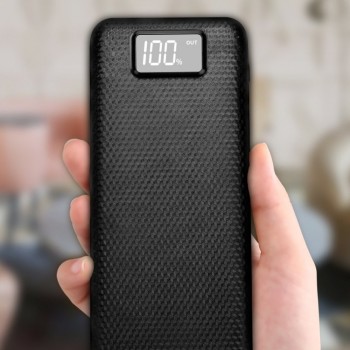 MY8 Power Bank Shell LCD Digital Display Dual USB Output Power Bank Charger Case DIY Kits Module 8pcs 18650 Battery Holder