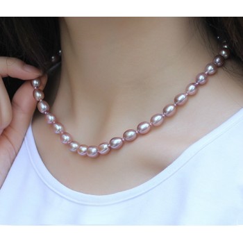 Genuine freshwater pearl necklace pendant jewelry,real wedding pearl necklaces for women mother birthday anniversary best gift