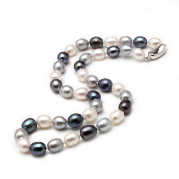 Genuine freshwater pearl necklace pendant jewelry,real wedding pearl necklaces for women mother birthday anniversary best gift