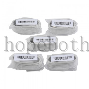 5Pcs/lot Original Quality 1m/3ft 2M E75 Chip OD:3.0mm Data USB Charger Cable For Fox For iPhone 5/6 6s 7 8 plus With Packaging