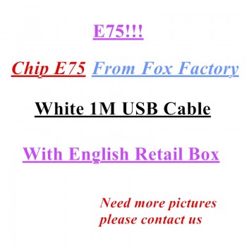 10pcs 1M 3FT white E75 Chip OD 3.0 Top quality Data USB charger Cable For Foxconn 5 5S 6 6s 7 8 plus FREE ship with Box hot sale