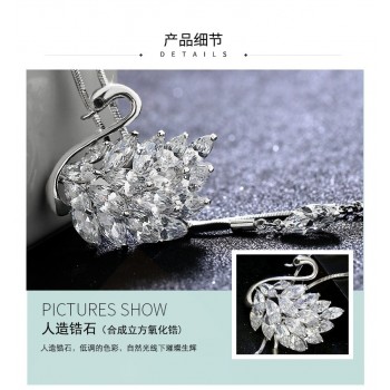 Best Quality Hot necklace female fashion jewelry crystal from Swarovski Fashion Wedding Jewelry chain Gift Woman