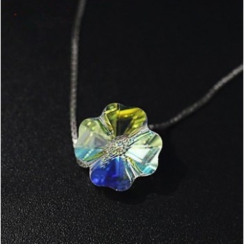 Luxury European Brand New Original Crystals from Swarovski Water Drop Cube Cube Sugar Crystal Pendant Fine Jewelry For Women