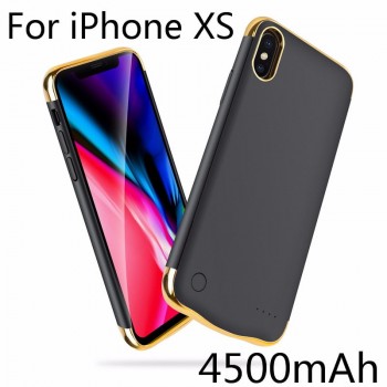 Slim Plating shockproof Battery Charger Case For iPhone XR XS Max Rechargeable Power Bank For iPhone X XS Charging Cover Capa