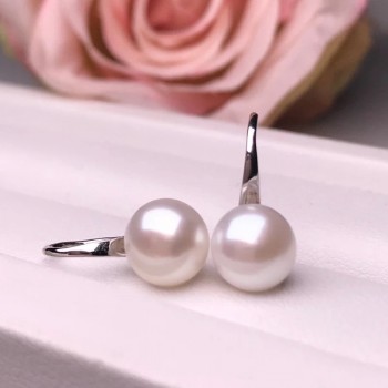 AAAA high quality pearl earrings High Luster Pearl jewelry Classic 925 silver earrings for women Party wedding earrings