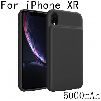 Liquid silicone Battery Case For iPhone XS Max Charger Case ForiPhone XR shockproof soft External Slim power bank Charging Cover