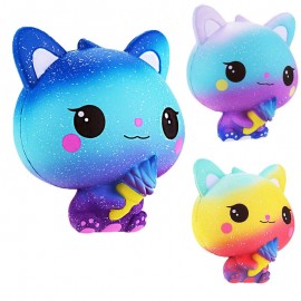Jumbo Squishy Ice Cream Cat Squishies Slow Rising Toys Cream Phone Straps Scented Squeeze Toy
