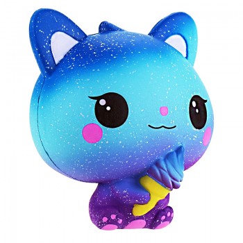 Jumbo Squishy Ice Cream Cat Squishies Slow Rising Toys Cream Phone Straps Scented Squeeze Toy
