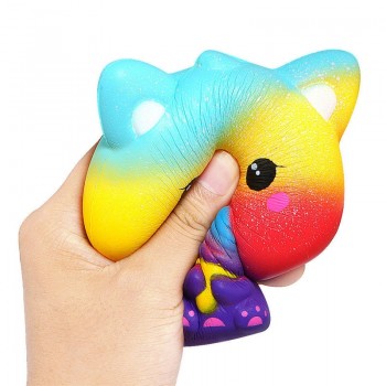 Jumbo Squishy Ice Cream Cat Squishies Slow Rising Toys Cream Phone Straps Scented Squeeze Toy