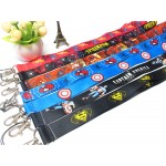 Boys Superman Spiderman Iron man Batman Captain America  Badge Lanyard for Keys ID Cards Holders  super hero Neck Straps