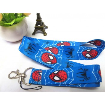 Boys Superman Spiderman Iron man Batman Captain America  Badge Lanyard for Keys ID Cards Holders  super hero Neck Straps