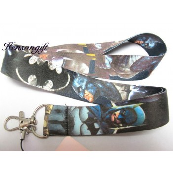 Boys Superman Spiderman Iron man Batman Captain America  Badge Lanyard for Keys ID Cards Holders  super hero Neck Straps