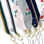 Stripe Scarf Ribbon Strap Neck for Keys ID Card Holders Chain USB Phone Lanyard Badge Holder DIY Hang Rope