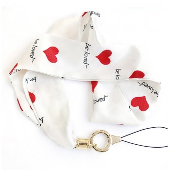 Stripe Scarf Ribbon Strap Neck for Keys ID Card Holders Chain USB Phone Lanyard Badge Holder DIY Hang Rope