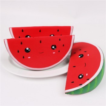 16cm Watermelon Squishy Slow Rising Jumbo Kawaii Smiling Face Squishy Kids Antistress Toy Squeeze Fun Toy Home Office Used