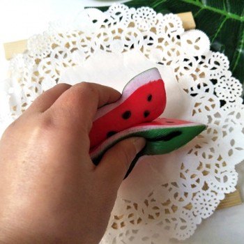 16cm Watermelon Squishy Slow Rising Jumbo Kawaii Smiling Face Squishy Kids Antistress Toy Squeeze Fun Toy Home Office Used