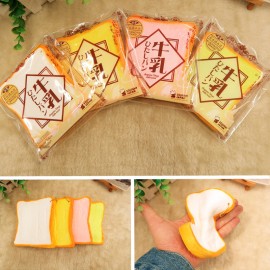 Kuutti Squishy Milk Toast Squishy Pack Melon Mango Strawberry Toast Jumbo Squishy Slow Rising Kawaii Squishy Bread Food Strap