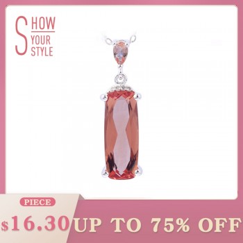 Zultanite Solid Silver Pendants for Women Elegant Romantic Style 3.68 Carats Created Zultanite Pendants Sterling Silver Jewelry